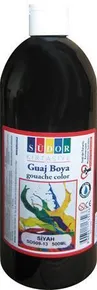 Tempera szín, fekete, 500 ml, südor